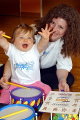 A very happy drummer!