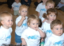A focussed group of toddlers