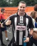 Auditel Cost Management Specialist Paul Wilkes runs the Bupa Great North Run for Yorkshire Air Ambulance
