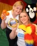 Chrissie Rolls (right) with business partner Anne Myden