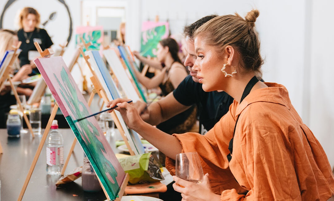 Pinot & Picasso Studio Franchise | Adult Art Class Franchise