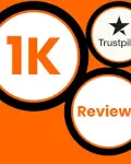 it'seeze achieve over 1,000 Trustpilot Reviews with 4.9 out of 5 Rating